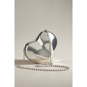 Simon miller Molded Heart Bag in Silver New Womens Shoulder Clutch